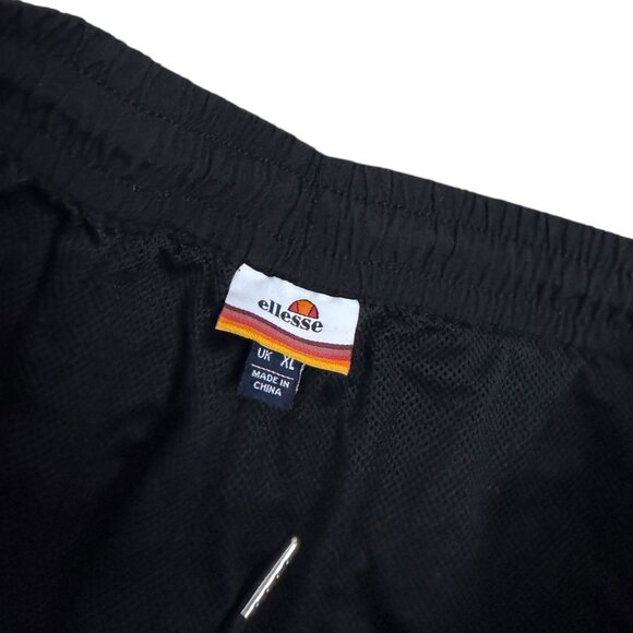 ELLESSE Black Designer Casual Windbreaker Activewear Splash Pants Mens XL - Picture 4 of 7